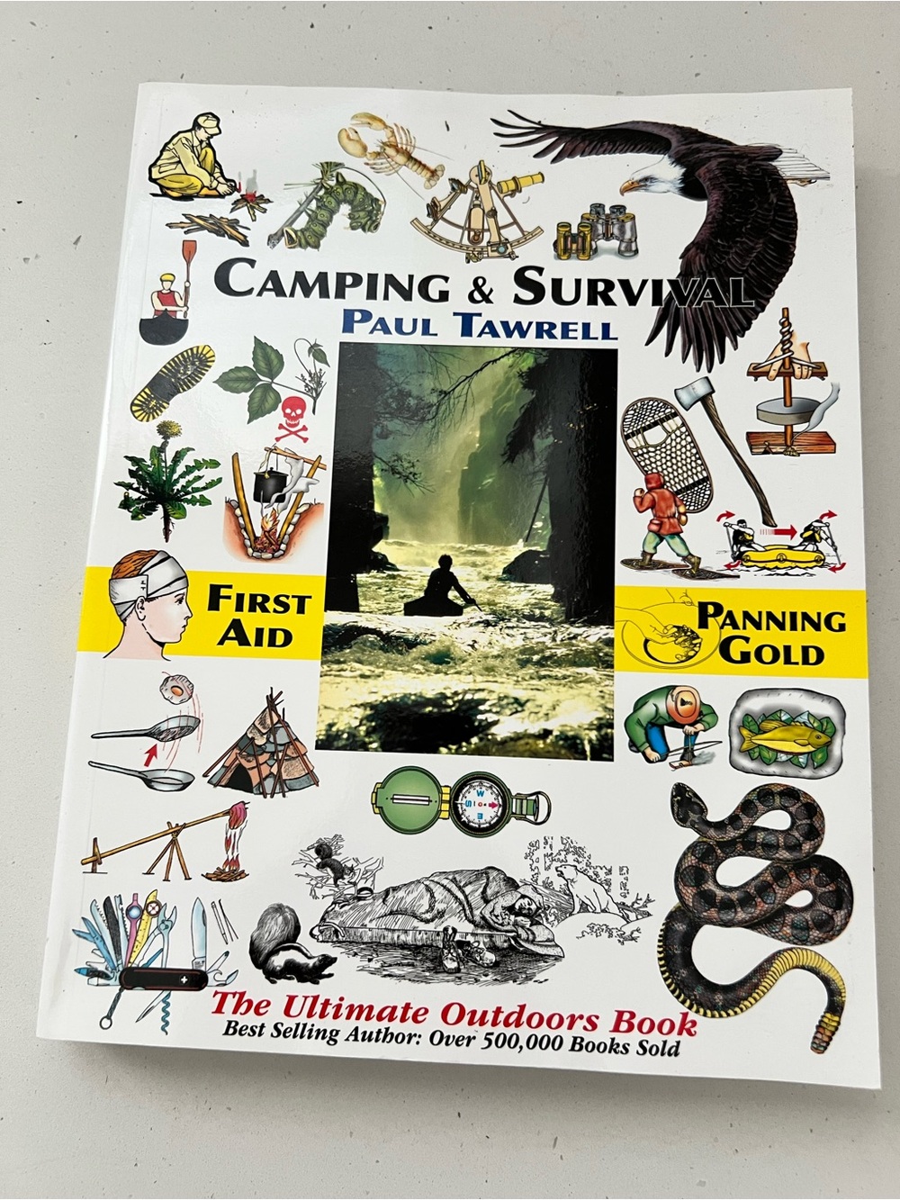 Camping & Survival Ultimate Outdoors Book Paul Tawrell NEW 624 Pages